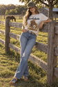 Ranch Rodeo Cowboy roping graphic tee unisex 100% US cotton Gildan made in USA