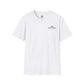 Rusty Feather logo t-shirt front and back with American Waterfowl graphic