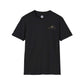 Rusty Feather logo T-Shirt front chest and back American Waterfowl graphic
