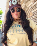 Unisex Salted Butter Graphic Tee made from 100% US cotton printed on Gildan with regular hem