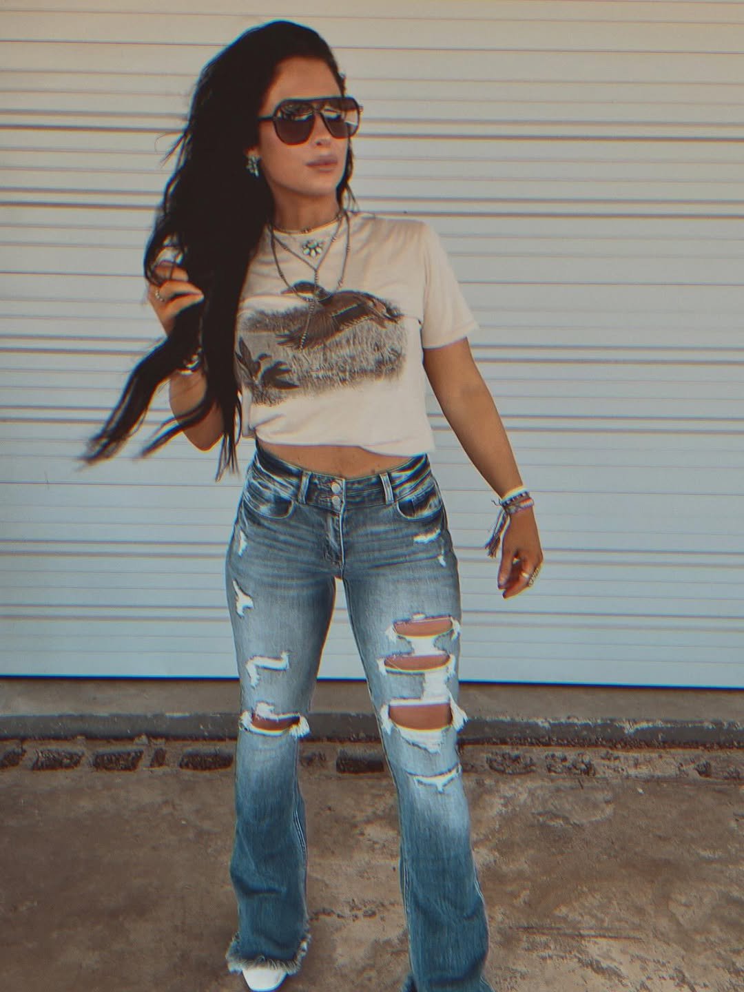 Vintage Duck Graphic Tee unisex 100% cotton made in USA printed on District