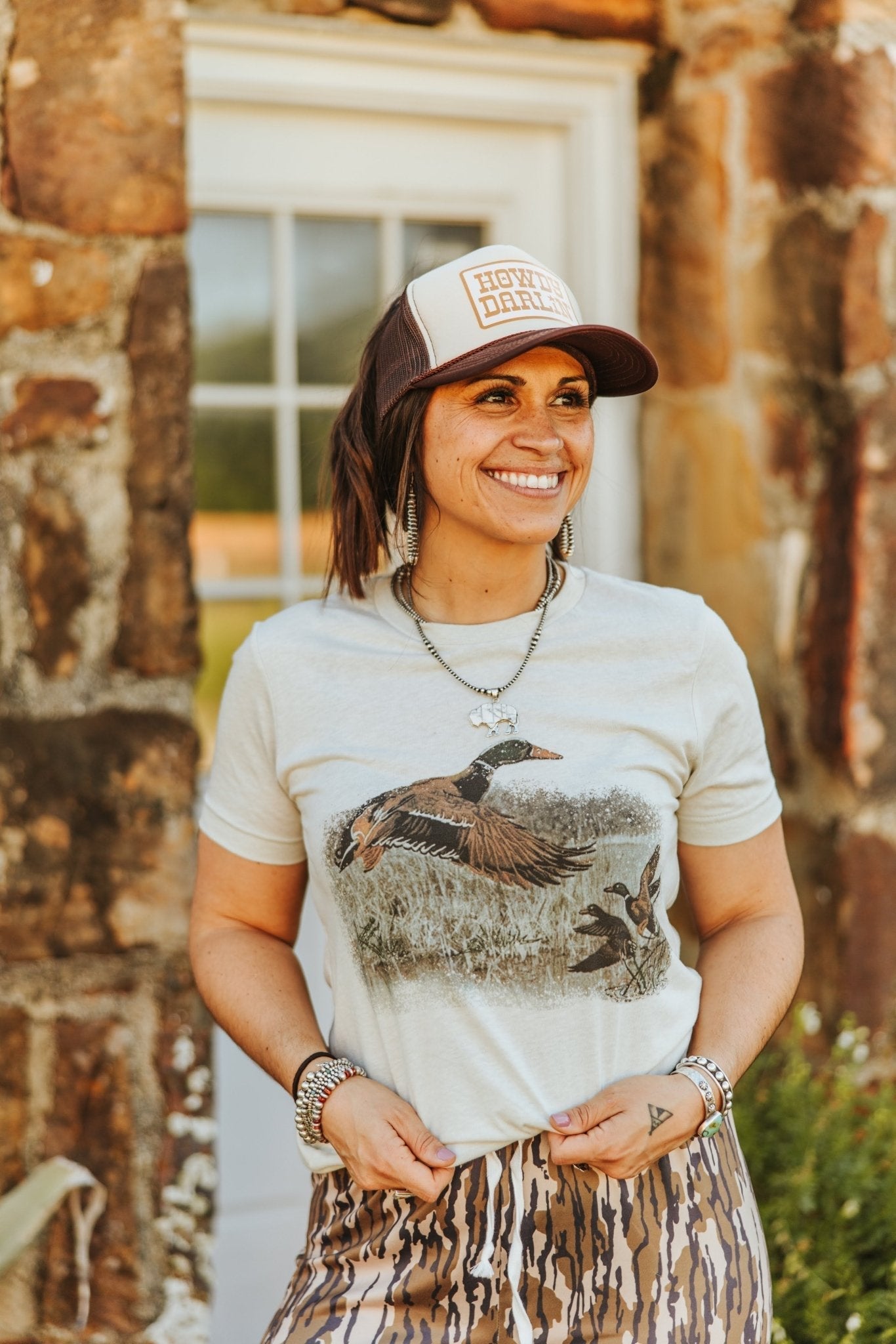 Vintage Duck Graphic Tee unisex 100% cotton printed USA