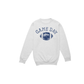 Vintage Game Day Football sweatshirt in light heather gray fleece with distressed navy Game Day football graphic and crewneck