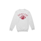 Vintage Game Day Football sweatshirt in light grey fleece with distressed red Game Day text and football graphic