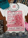 Find Out Who You Are Western Graphic Tee unisex 100% cotton Gildan USA made