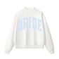 Bride Polka Dot Mock Neck Sweatshirt | Oversized Bridal Crewneck