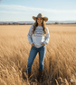 Wild West cowboys logo on western beer graphic sweatshirt